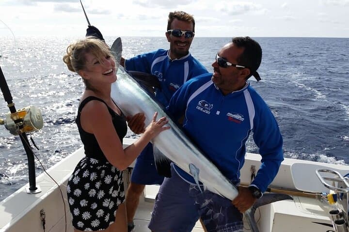 Bottom fishing in Caleta de Fuste