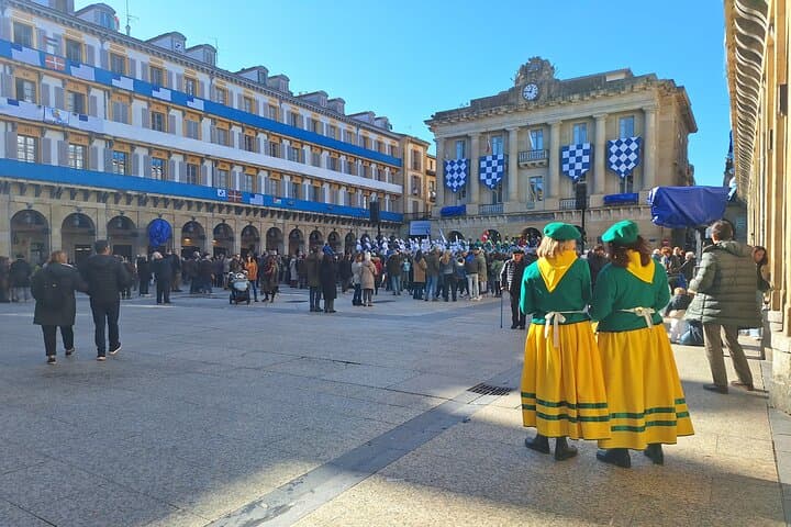 Plaza Constitucion on San Sebastian Day