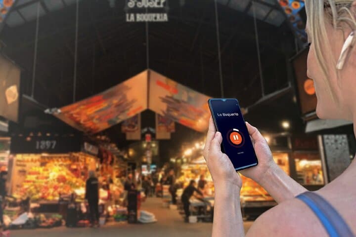 Free Barcelona Tour: Immerse yourself in the colours of the Boqueria Point of Sale.