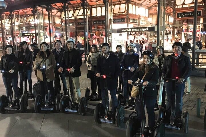 Sunset in Madrid by segway