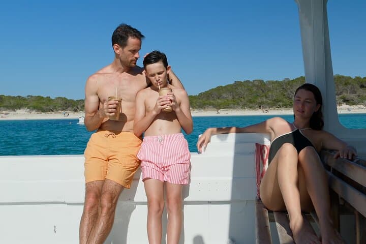 Boat Tour with BBQ on Es Trenc Beach