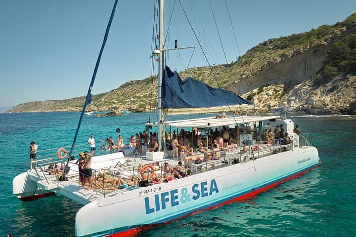 Sunset Sailing Catamaran with BBQ along the Coasts of Mallorca