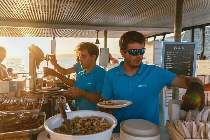 Sunset Sailing Catamaran with BBQ along the Coasts of Mallorca