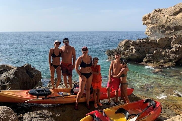 Kayak from Villajoyosa to Benidorm El Aguiló