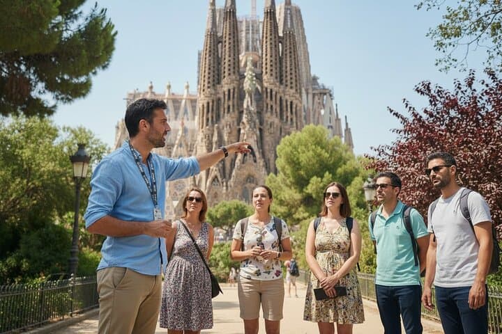 Private Barcelona and Sagrada Familia Tour with Hotel Pick-up