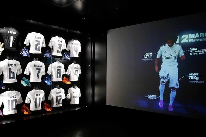 Step inside football history — explore iconic jerseys and legendary moments in immersive rooms