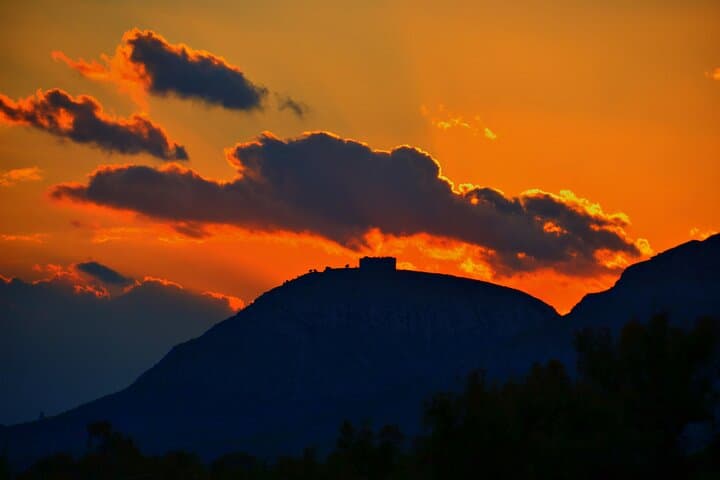 Sunset in the Medas Islands Costa Brava