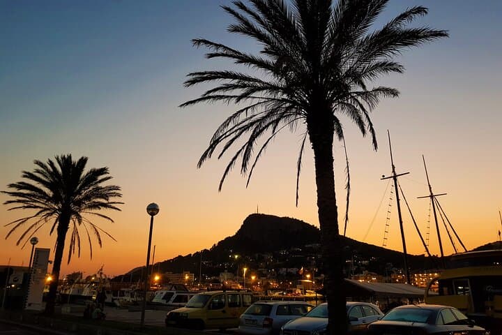 Sunset in the Medas Islands Costa Brava