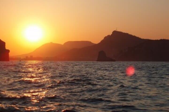 Sunset in the Medas Islands Costa Brava