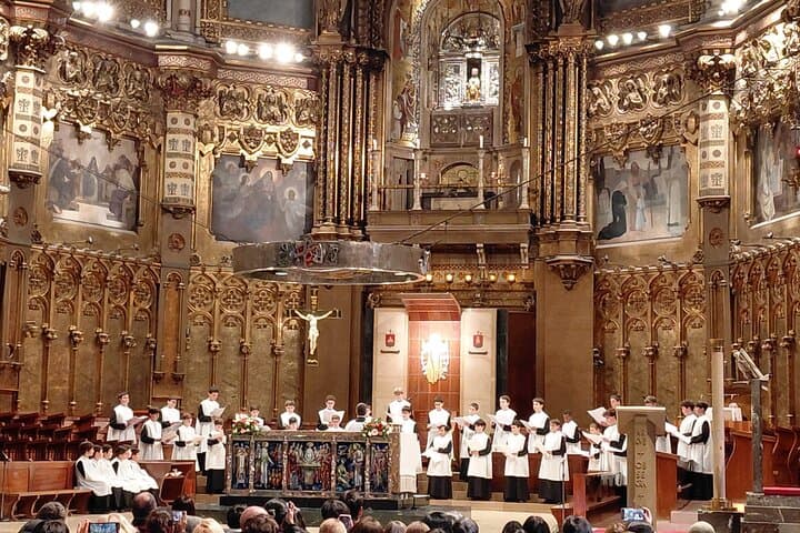 The Boy`s Choir of La Escolania, one of the oldest Boy`s Choir of Europe