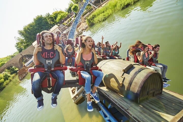 PortAventura and Caribe Aquatic Park From Barcelona Full Day Trip