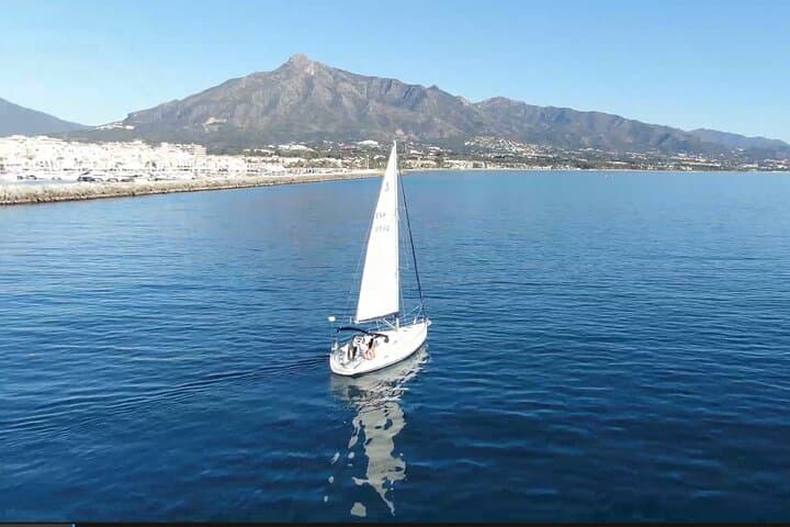 Marbella Private Sailboat: Paddle Board and Pool in the Sea (10 pax)