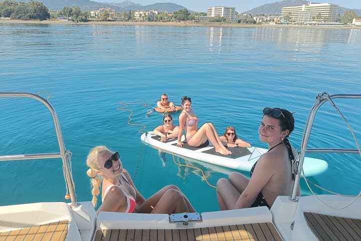 Marbella Private Sailboat: Paddle Board and Pool in the Sea (10 pax)