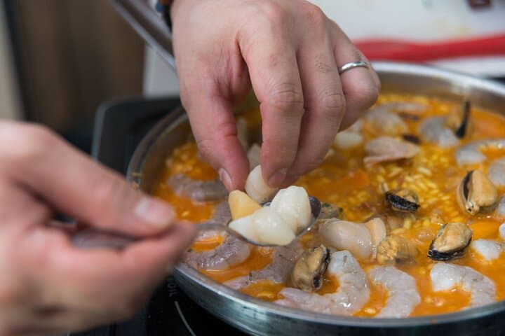 Cook Two Traditional Paellas in Central Madrid