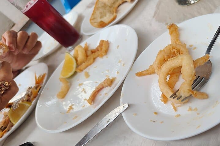 Squid and mixed Andalusian fried
