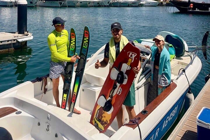 Barcelona Speedboat with Wakeboard and Tubing Option