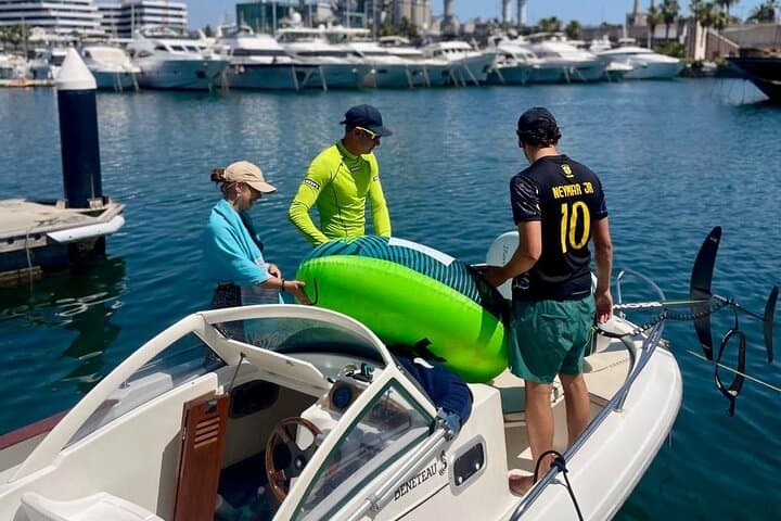 Barcelona Speedboat with Wakeboard and Tubing Option