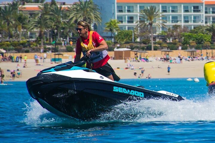 20-minute jet ski tour from Caleta de Fuste