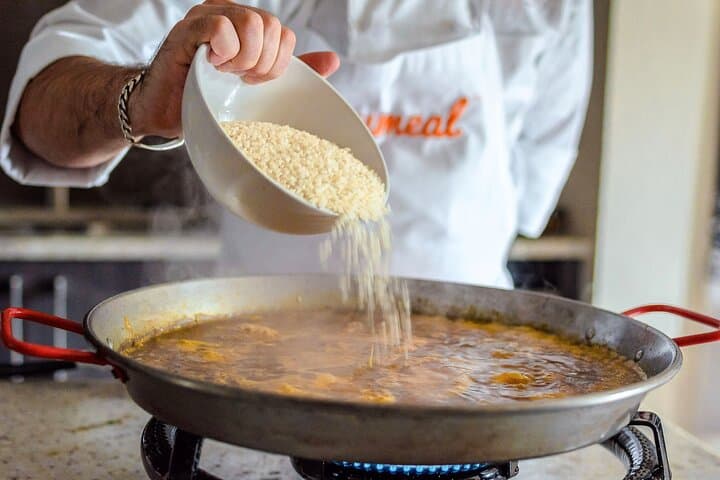 Cook Traditional Black Rice & Paella in Central Madrid