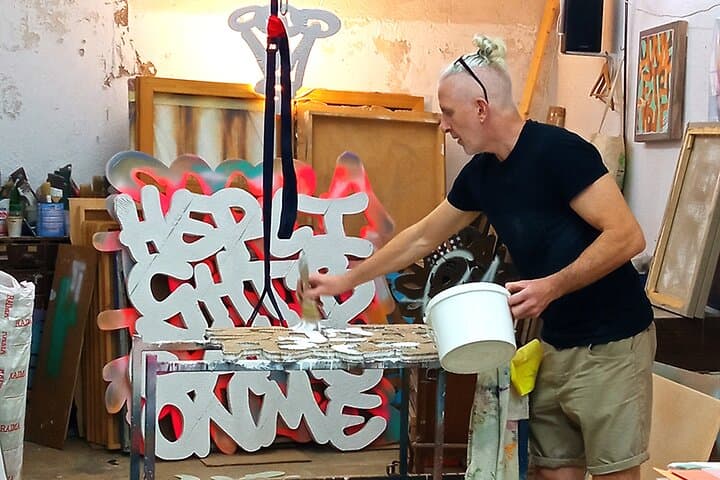 Barcelona Street Art Tour with Exclusive Artist Studios Visit