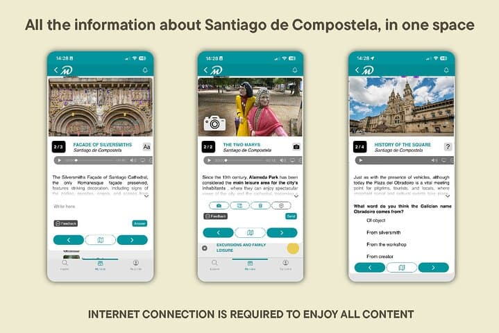 TOP Santiago de Compostela : Private guided tour with your mobile