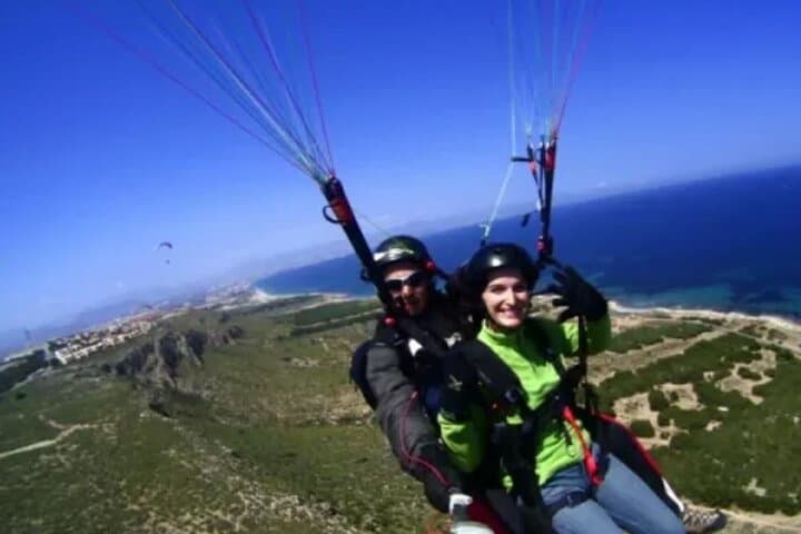 Paragliding flight in Santa Pola