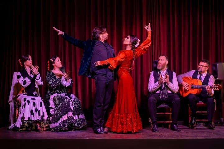 Intimate flamenco performance