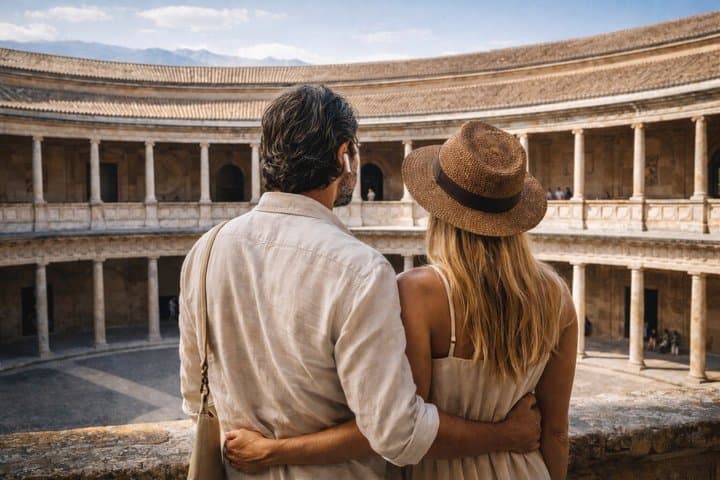 Charles V Palace , a romantic stop
