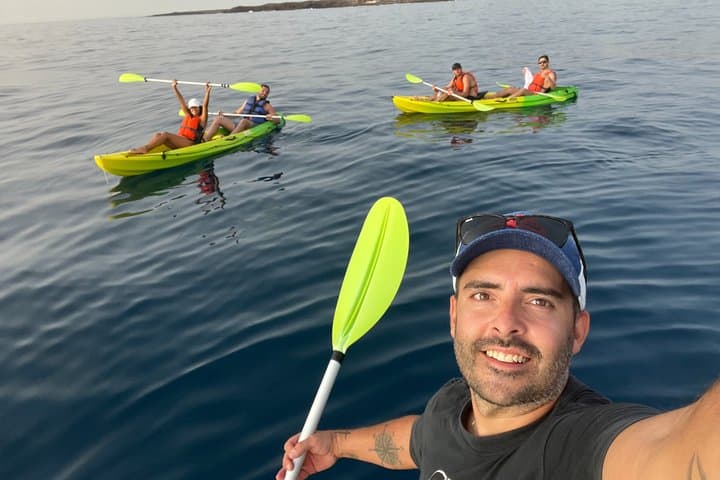 Guided kayaking and snorkeling adventure in Tenerife