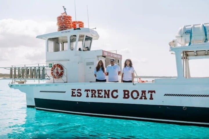 Es Trenc Boat Tour 4h departure from Colonia Sant Jordi