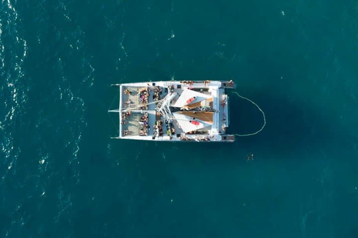 Mallorca Sunset Catamaran Cruise with DJ and Mediterranean Dinner