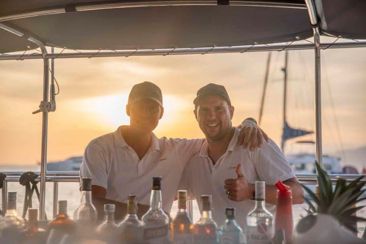 Mallorca Sunset Catamaran Cruise with DJ and Mediterranean Dinner