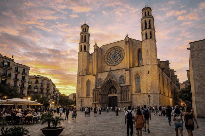 Santa Maria del Mar, final stop of the tour
