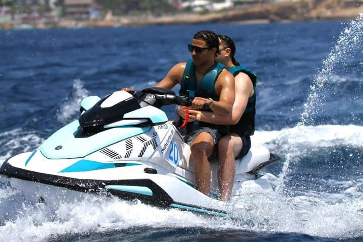 Jet Ski tour to Cala Salada from San Antonio