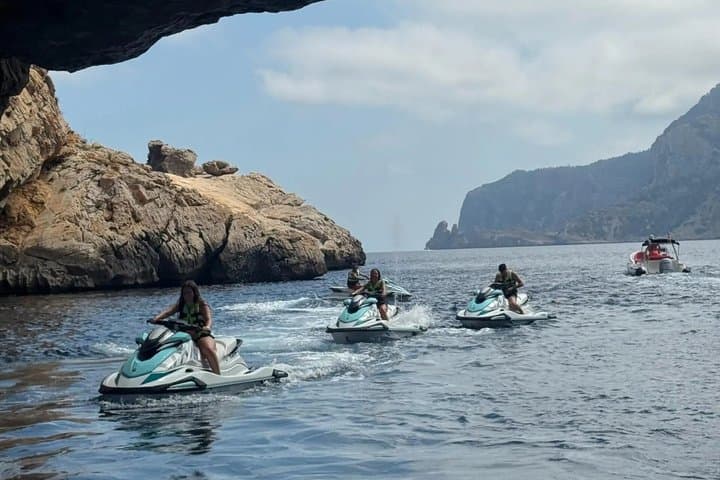 Jet Skis at Margaritas Islands in Ibiza
