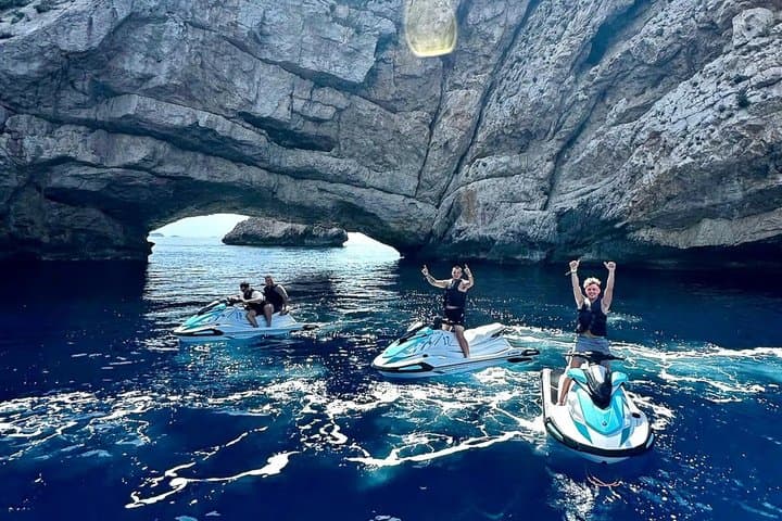 Jet Skis at Margaritas Islands in Ibiza