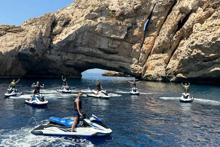 Jet Skis at Margaritas Islands in Ibiza