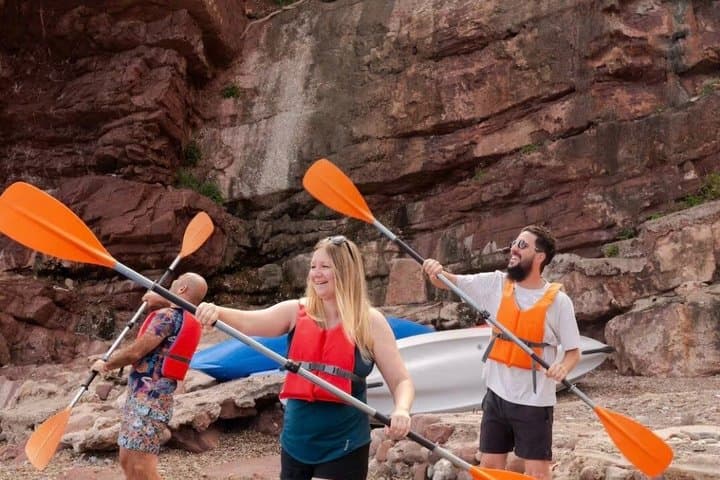 Kayaking, snorkeling and homemade pizzas.