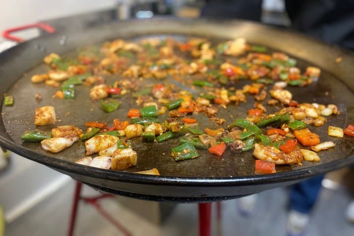 Madrid: Paella Sangria and Churro Making Class in the City Center