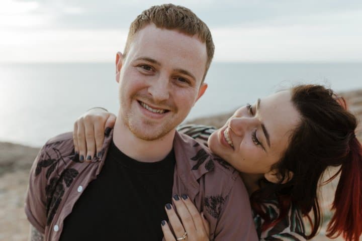 Engagement photoshoot by our local photographer in Ibiza