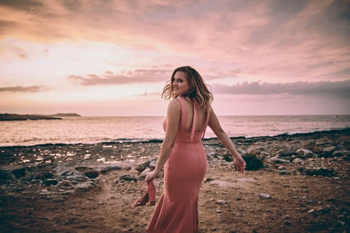 Engagement photoshoot by our local photographer in Ibiza
