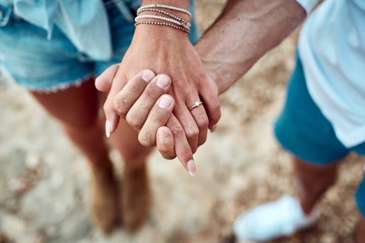 Surprise proposal photoshoot by our local photographer in Ibiza