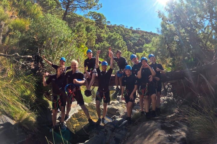 Estepona: Guided Canyoning Adventure in Río Guadalobón