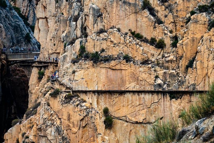From Malaga and Costa del Sol Excursion to Caminito del Rey