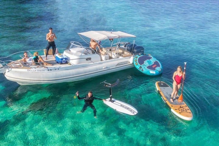 Boat with toys