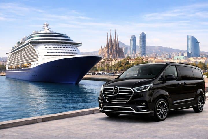 Private Transfers From Barcelona Sants Train Station to Barcelona Cruise Port