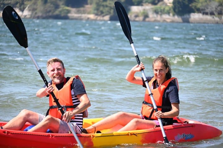 Kayak tour of San Simon Island and San Anton