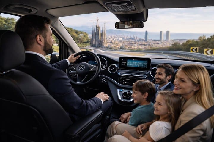 Barcelona Private transfer from Airport to Hotel / Cruise