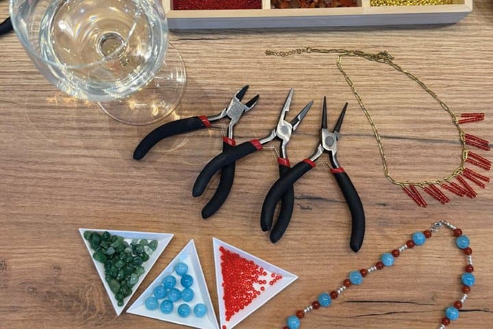 Jewelry Workshop with Unlimited Wine