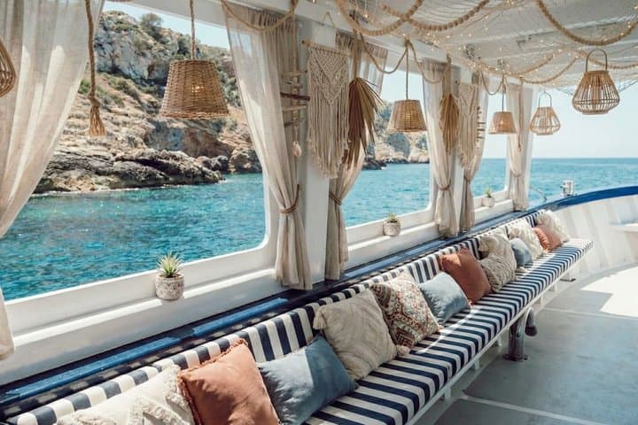 San Antonio to Formentera and Es Vedrà Day Boat Tour with Meals